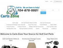 Tablet Screenshot of cartszone.com